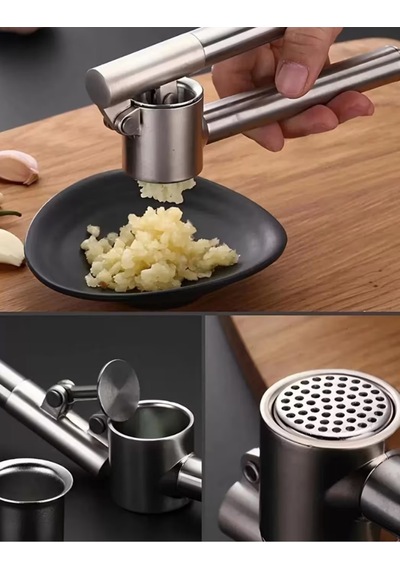 Garlic Press Koncis Sarımsak Ezici Sarımsak Ezici Paslanmaz Çelik Çelik Diğer
