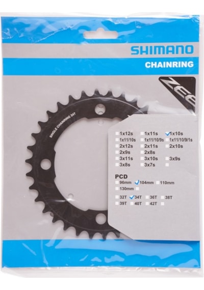 Aynakol Tekli Yaprak Fc-m640 1x10s 34t 104 Mm Shimano Siyah