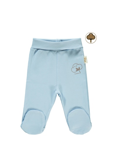 Civil Baby Bebek Organik Patikli Tek Alt 0-6 Ay Mavi