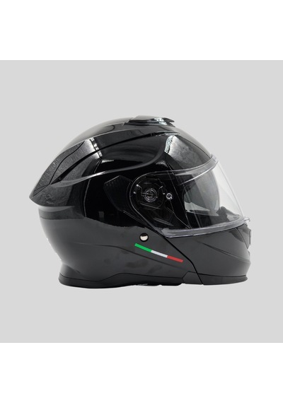 Arwic AR935 Parlak Çene Açılır Ece-R 22.06 Motosiklet Kaskı Siyah