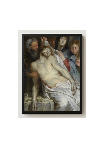 Rönesans Rubens İsa'ya Ağıt Michielsen Epitafı Çerçevesiz Poster 21x30 Cm A4 Tablo Rönesans