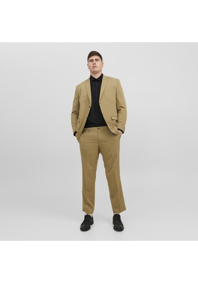 Jack & Jones Büyük Beden Uzun Kollu Gömlek - Joe - 12200623 Siyah
