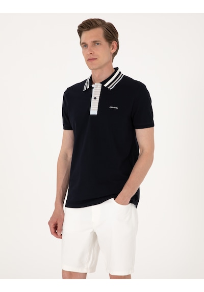 Pierre Cardin Erkek Lacivert Tişört 50304013-vr033 Lacivert