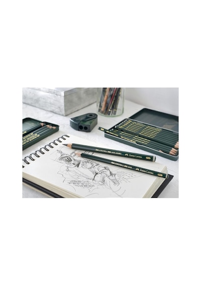 Faber-castell 9000 Design Set 5b-5h , Naturel / Siyah 124-Pembe