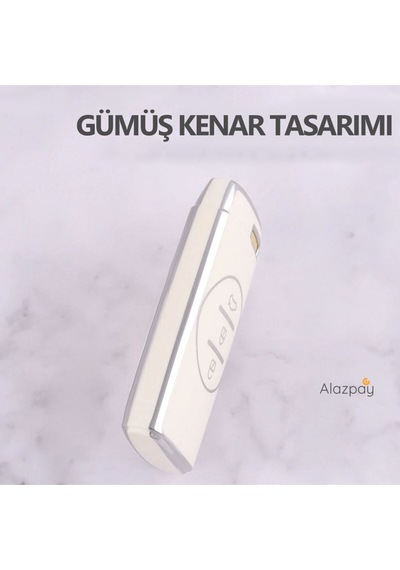 Chery Tiggo 7 Anahtar Kılıfı Beyaz - Gümüş Renk