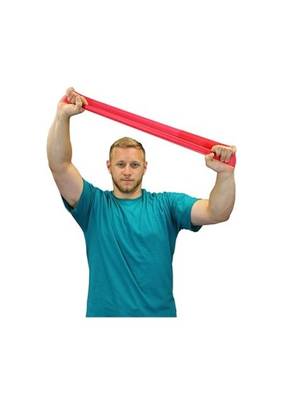 CanDo® Egzersiz Bandı Exercise Band Loop 76cm Kırmızı Hafif 10-52