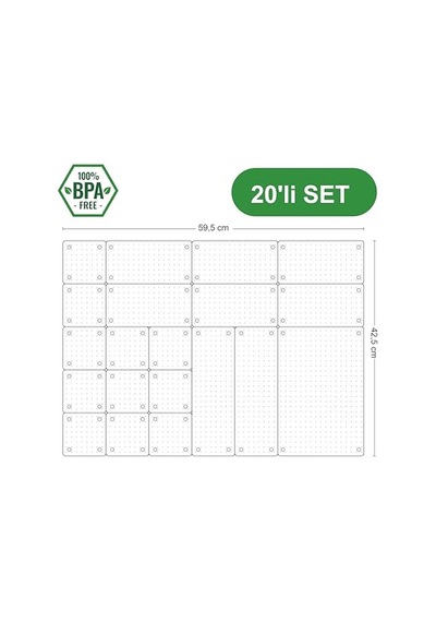 Modüler Organizer Set Takı Aksesuar Düzenleyici Çekmece İçi Makyaj Organizer Kristal 6'lı Açık Kahverengi Modüler Organizer Set Takı Aksesuar Düzenleyici Çekmece İçi Makyaj Organizer Kristal 6'lı Açık Kahverengi