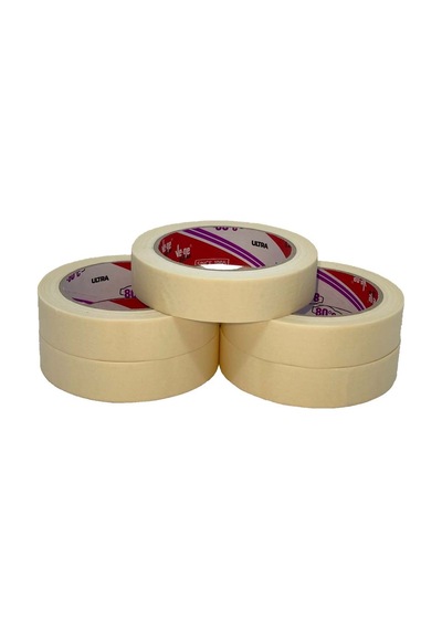 Oto Maskeleme Bantı Kağıt 5 Adet .ölçü: 24mm X 35metre 80 Derece 1