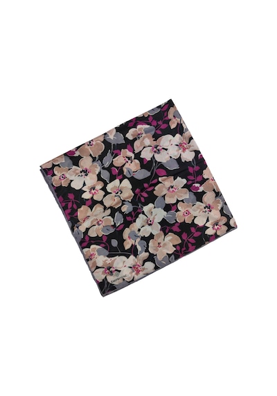 Mim Eşarp - Emproyal Proline Eşarp 90x90 Cm - Siyah - Fuşya