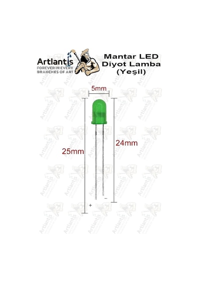 Yeşil Mantar Led Diyot Lamba 100 Lü 1 Paket Yeşil 4.8 Mm Mini Mantar Led Lamba Deney Bilim Proje Arduino Işığı