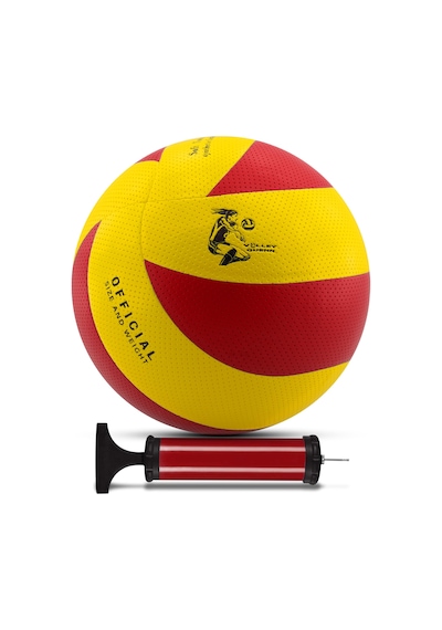 Telvesse Voleybol Topu Pompalı Set 280g Renkli 8 Panel Soft Touch İç-dış Mekan Uygun Dayanıklı 700 Açık Gri