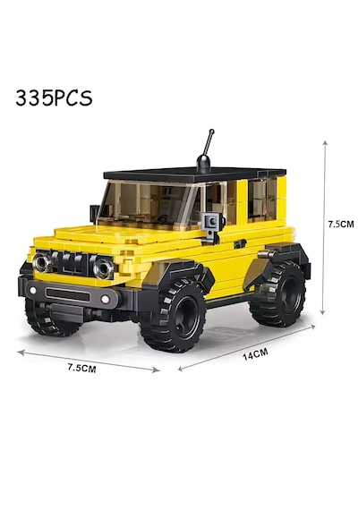 Teknik Jeep Wrangler Yapı Blok Jip Wrangler Oyuncak Araba