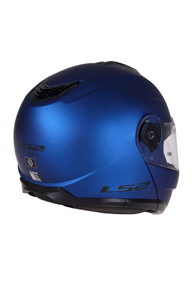 Strobe 2 Mat Navy Blue Çene Açılır Kask Koyu Mavi