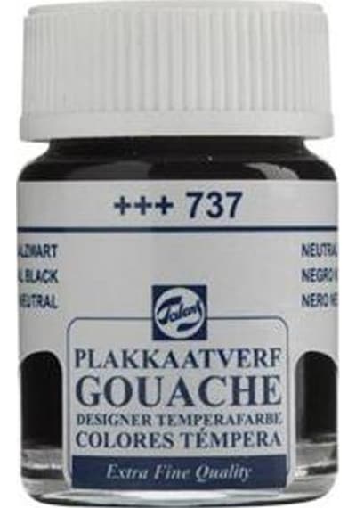 Talens Guaj Boya 16 ML 737 Siyah
