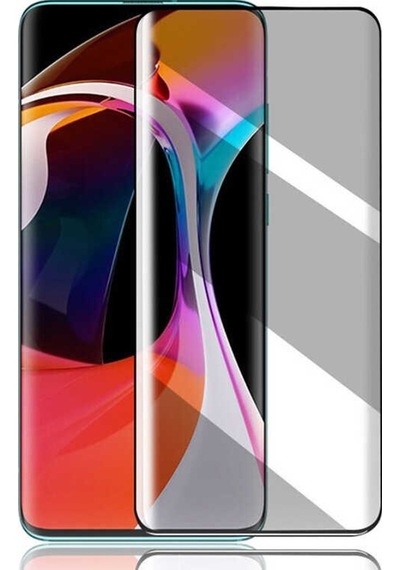 Xiaomi Mi 9T New 5D Privacy Hayalet Cam Ekran Koruyucu Siyah