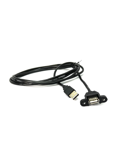 Panel Tipi Dişi Erkek Usb Vidalı 2 Metre Usb Extension Usb Panel