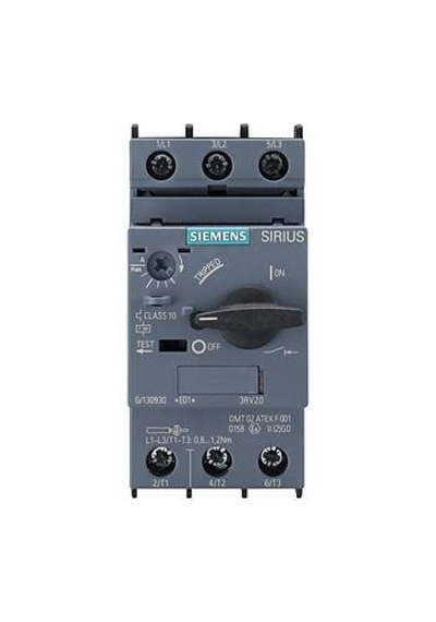 Sıemens 3rv2011-0ga10 0,45-0,63a Ayarlanabilir Motor Koruma Şalte