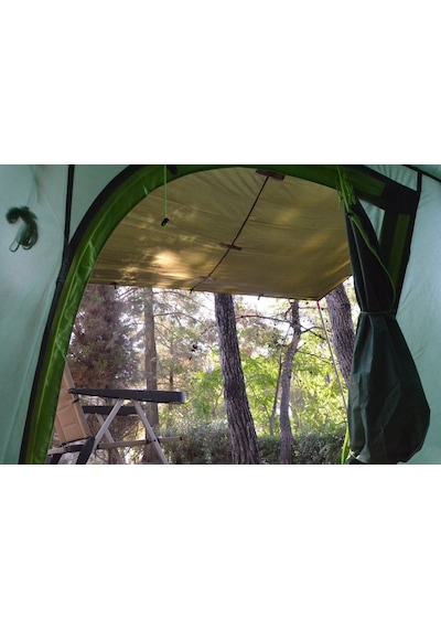 Bushlove Bushcraft Tarp Tente 3m 3m Haki Araç Yan Tente Gölgelik Haki