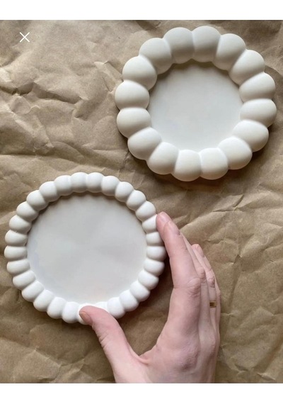 Bernami Mumluk Şamdanpinterest Bubble 2 Li Dekoratif Beton Tabak Takı Tabağı Bardak Altlığı Diğer