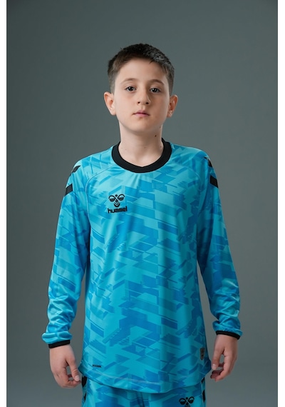 Hummel Line Kaleci Tek Üst Forma Turkuaz Çocuk