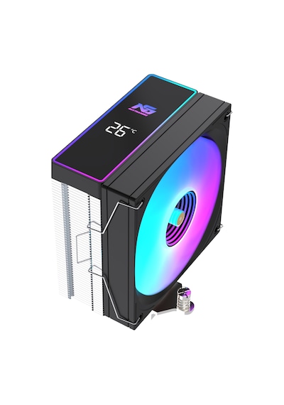 Ng Frost 400b 205w Tdp Argb Fanlı Derece Göstergeli Performans Kule Tipi Cpu Soğutucu Siyah