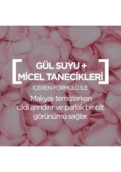 Micellar Gül Suyu Kusursuz Makyaj Temizleme & Işıltı 400 Ml 3 Paketi