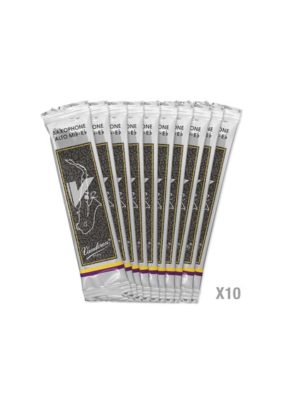 Vandoren Sr614 Alto Sax V.12 Reeds Strength 4 10'lu Kutu, Siyah