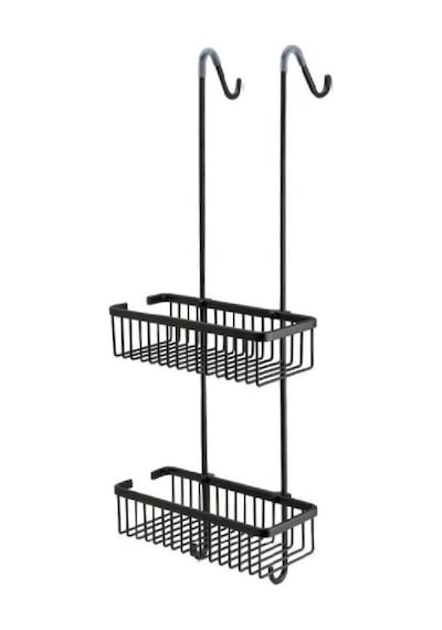 Banyo Duş Raf Sistemi Siyah Renk 702x214x282 Mm 7/8 Yaş