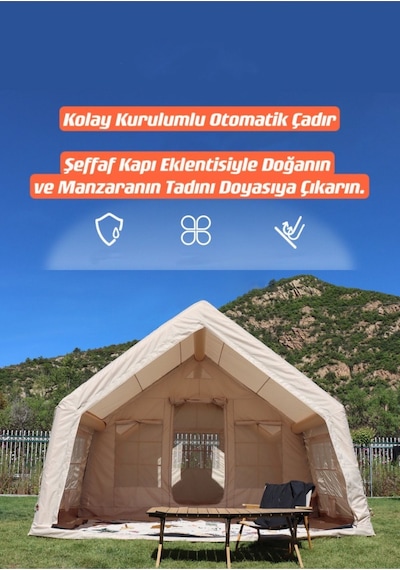 17.2 Metrekare Şişme Çadır Bej
