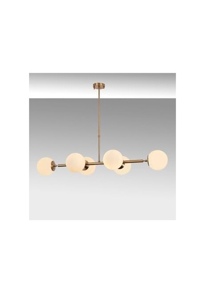 Eskitme Kaplama Modern Avize E14 Metal Cam 80x22cm Diğer