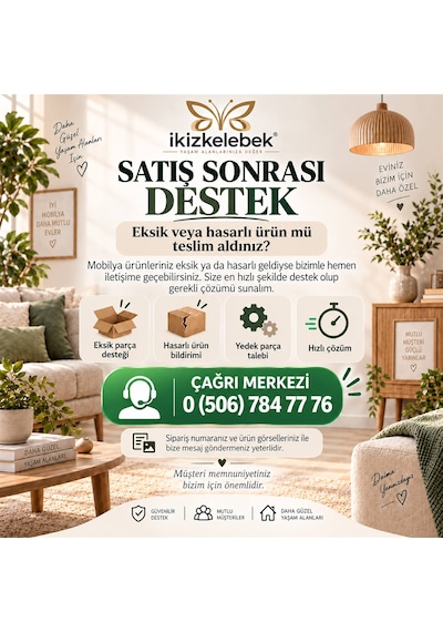 Vega 3'lü Zigon Sehpa 50 X 43 X 36 Cm - Cordoba Cordoba - Beyaz