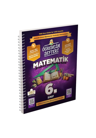6.sınıf Matematik Öğrencim Defteri Murat Eğitim Yayınları