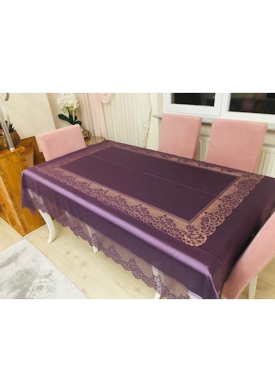 Madame Clean Dertsiz Leke Tutmaz Masa Örtüsü 3Farklı Renk 160X220 (439521070)