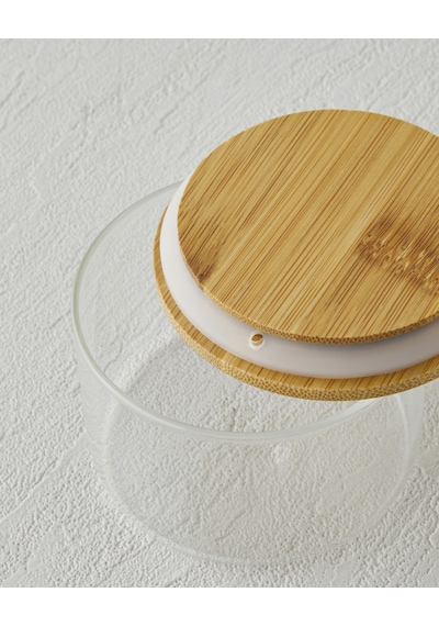 English Home Sunwake Cam-bambu 4'lü Kahvaltılık 18x18 Cm Şeffaf