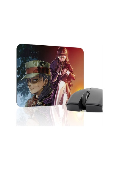 Black Lagoon Kaymaz Dikişli Kauçuk Oyuncu Mousepad V4 - 22x18 Gaming Mouse Pad Fare Altlığı