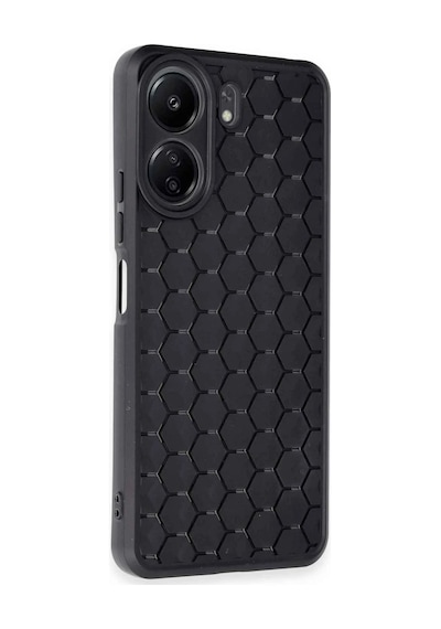 Xiaomi Redmi 13c Kılıf Petek Silikon Kapak - Siyah 0.2M-Çok Renkli