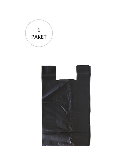 Tedar Siyah Hışır Atlet Poşet Mini Boy 22x31 Cm 1 Paket Takriben 500 Adet Najmaddin 68045692