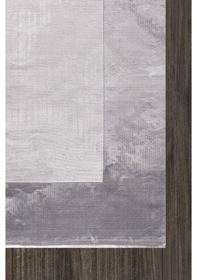 Artemis Halı Couture 00891b Gri Krem Çerçeve Desenli İpek Halı