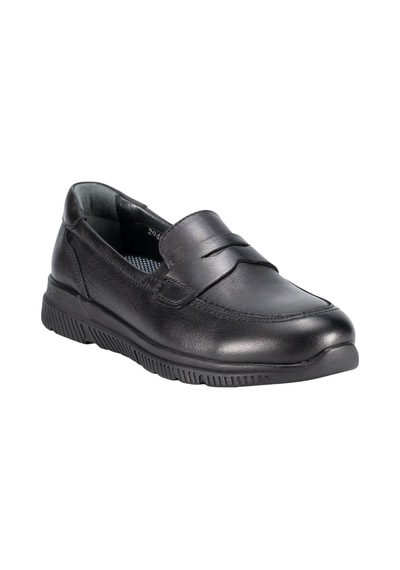 Forelli Gola-g Kadın Siyah 36-41 Deri Comfort Ayakkabı