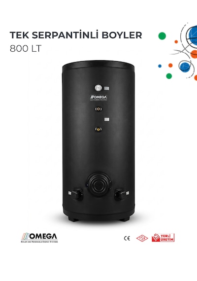 800 L Tek Serpantinli Boyler 1