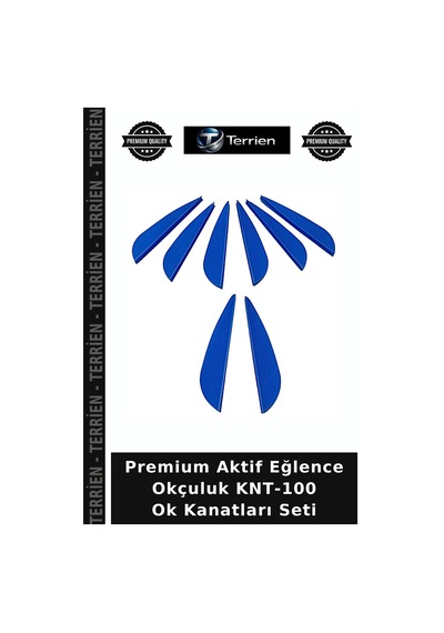 Özel Seri Knt-100 Ok Kanatları Seti Avcılık Pratik Atıcılık Diğer