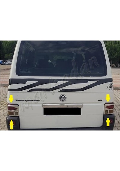 Vw T4 Transporter Krom Stop Çerçevesi 1995-2003 2 Parça  Paslanmaz
