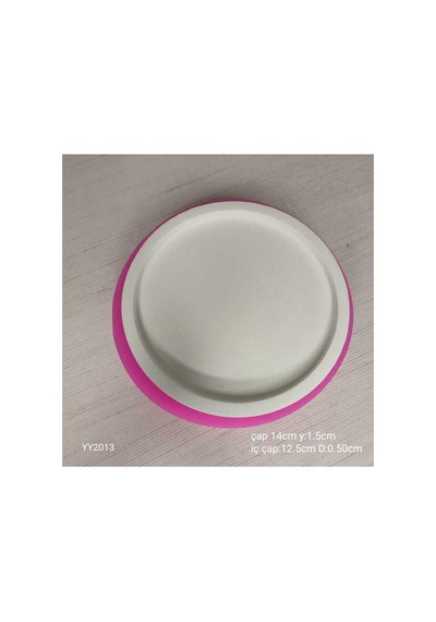 Yy2013 Yuvarlak Sunumluk 14cm Silikon Kalıp