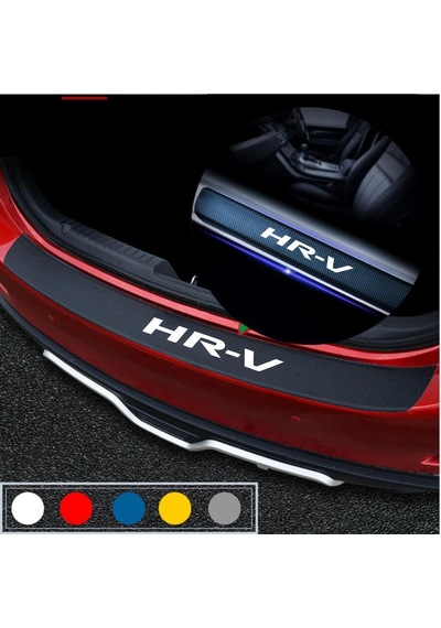 Honda Hrv Için Karbon Bagaj Ve Kapı Eşiği Sticker Seti