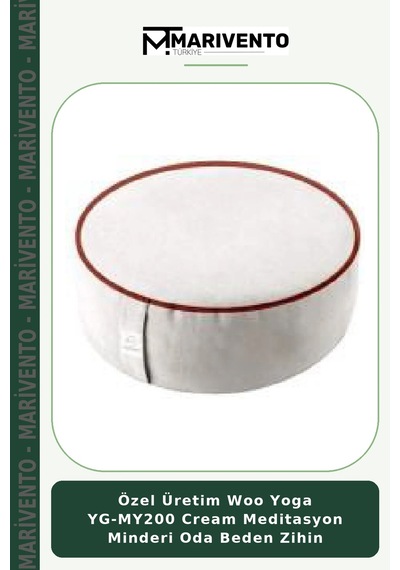 Özel Üretim Woo Yoga Yg-my200 Cream Meditasyon Minderi Oda Beden Zihin Krem