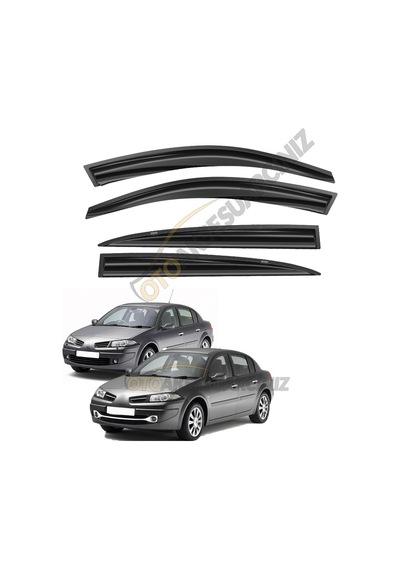 Cam Rüzgarlığı Fermeq Mugen Renault Megane 2 2003-2010 4lü