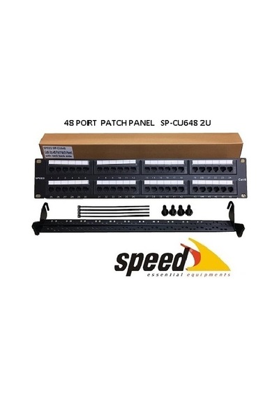 Speed 2U 48Port Cat6 Utp Patch Panel Sp-Cu648