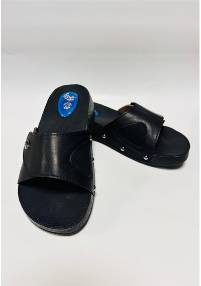 Style Comfort Ortopedik Halluks Valgus Anatomik Taban Kemik Çıkıntısı Ve Topuk Dikeni Terliği Cırtlı Schwjl.03 Siyah