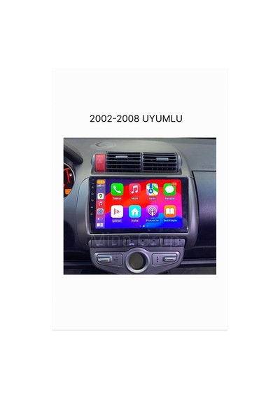 Snp Serisi Honda City Jazz 2002 İle 2008 Dijital Klima Uyumlu 9 İnç Android Multimedya Sistemi 6-128 Gb Hafıza Carplay Android Auto Ve Geri Görüş Kamerası 9"