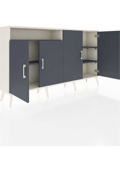 Arges Konsol 4 Raflı 4 Kapaklı 176x30x99 Aytaşı-antrasit Antrasıt/antrasıt - Aytası Arges Konsol 4 Raflı 4 Kapaklı 176x30x99 Aytaşı-antrasit Antrasıt/antrasıt - Aytası